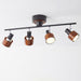 Wooden Adjustable Spot Ceiling Lamp - DWHOME