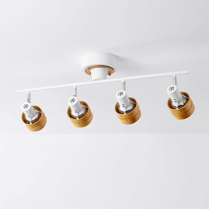 Wooden Adjustable Spot Ceiling Lamp - DWHOME