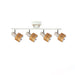 Wooden Adjustable Spot Ceiling Lamp - DWHOME