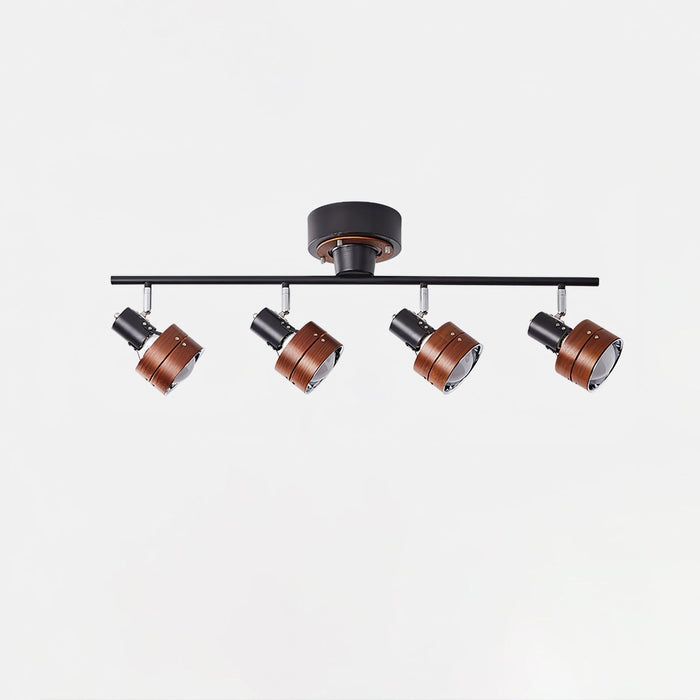 Wooden Adjustable Spot Ceiling Lamp - DWHOME