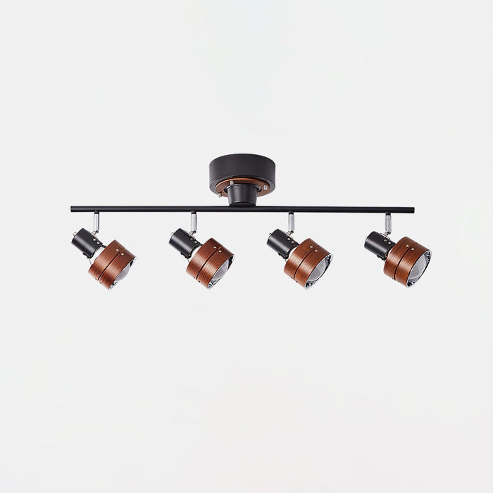 Wooden Adjustable Spot Ceiling Lamp - DWHOME