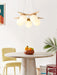Wooden Star With Glass Chandelier-DWHOME