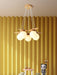 Wooden Star With Glass Chandelier-DWHOME