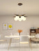 Wooden Star With Glass Chandelier-DWHOME
