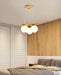 Wooden Star With Glass Chandelier-DWHOME