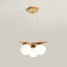 Wooden Star With Glass Chandelier-DWHOME