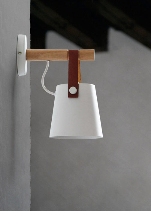 Wooden Conical Wall Light - DWHOME