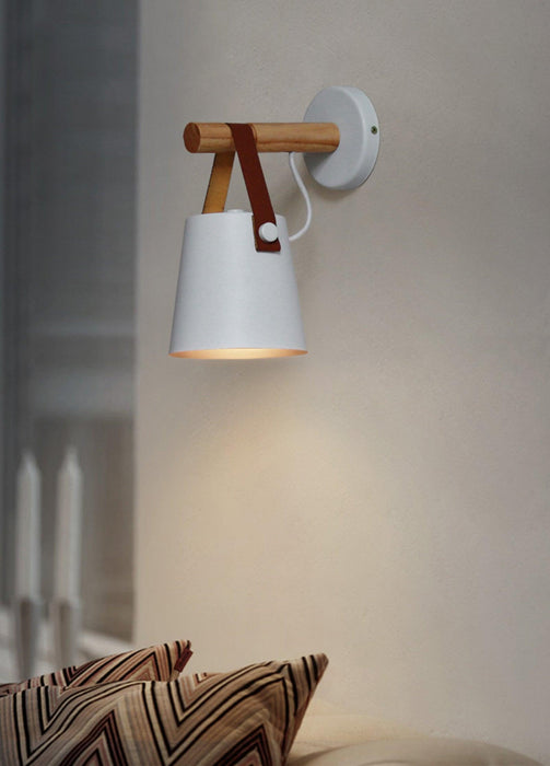 Wooden Conical Wall Light - DWHOME