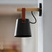 Wooden Conical Wall Light - DWHOME