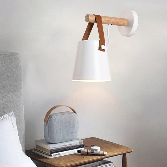 Wooden Conical Wall Light - DWHOME