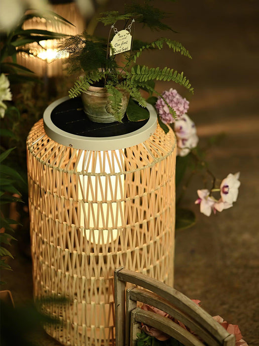 Woven Rattan Outdoor Lamp - DWHOME