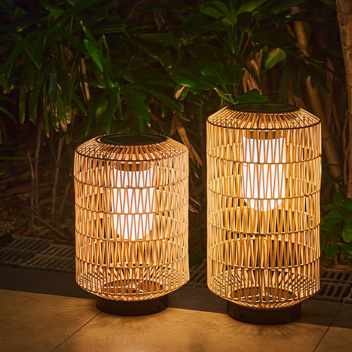 Woven Rattan Outdoor Lamp - DWHOME