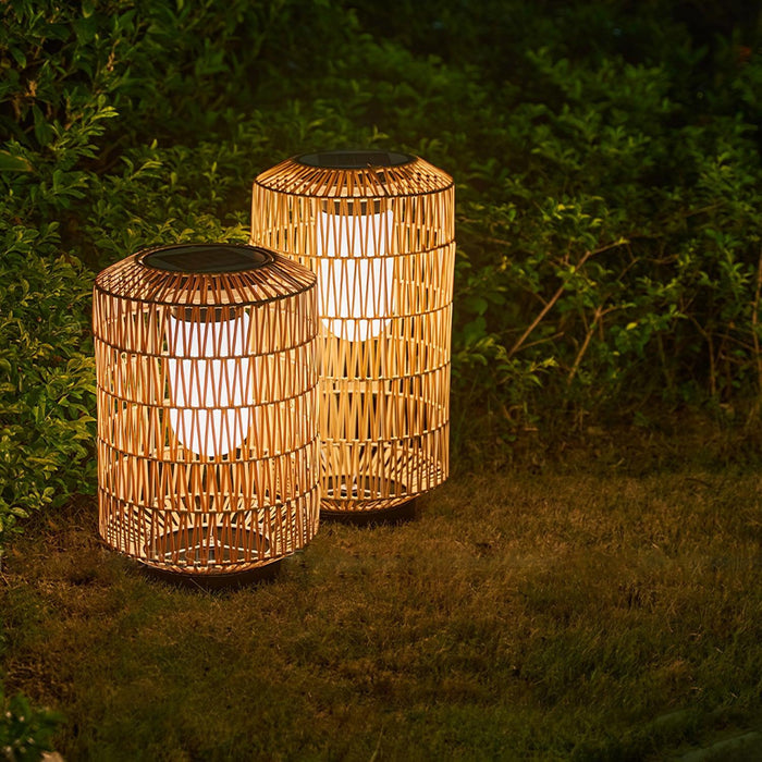 Woven Rattan Outdoor Lamp - DWHOME