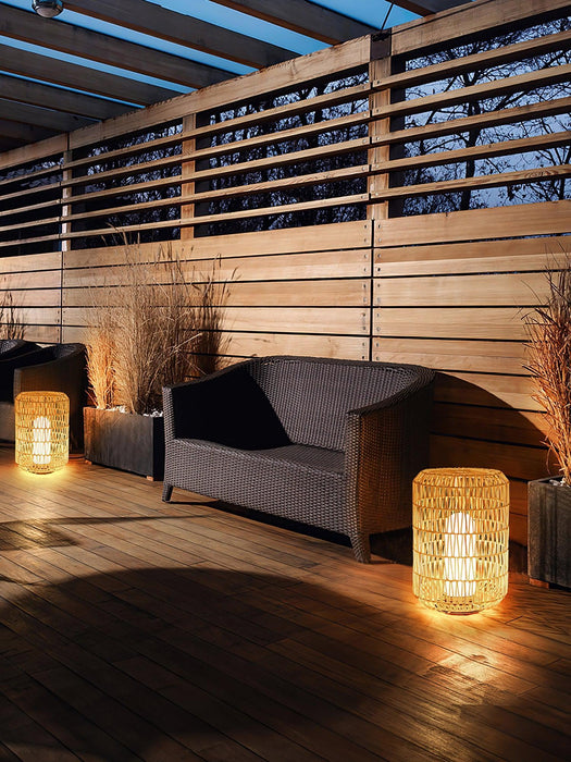 Woven Rattan Outdoor Lamp - DWHOME