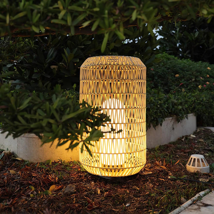 Woven Rattan Outdoor Lamp - DWHOME