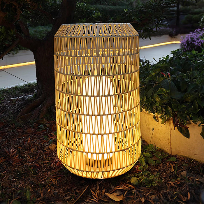 Woven Rattan Outdoor Lamp - DWHOME