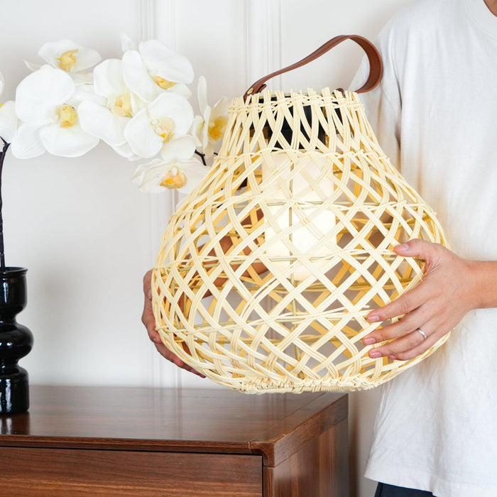 Woven Sphere Lantern Outdoor Lamp - DWHOME