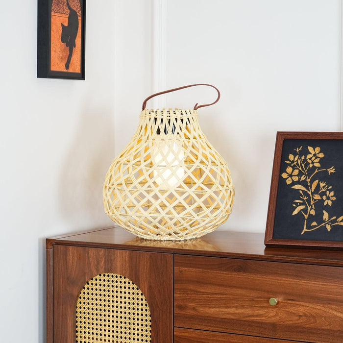 Woven Sphere Lantern Outdoor Lamp - DWHOME