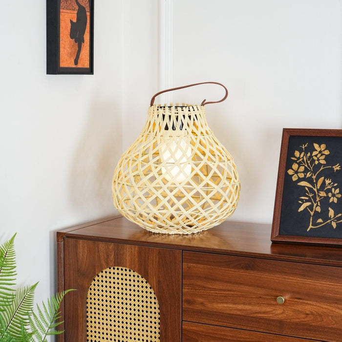 Woven Sphere Lantern Outdoor Lamp - DWHOME