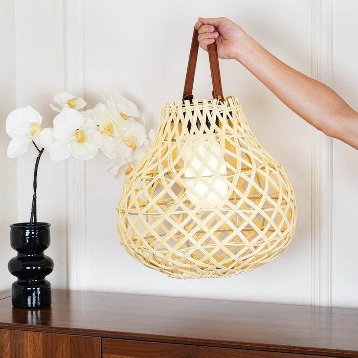 Woven Sphere Lantern Outdoor Lamp - DWHOME