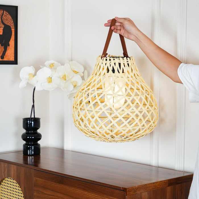 Woven Sphere Lantern Outdoor Lamp - DWHOME