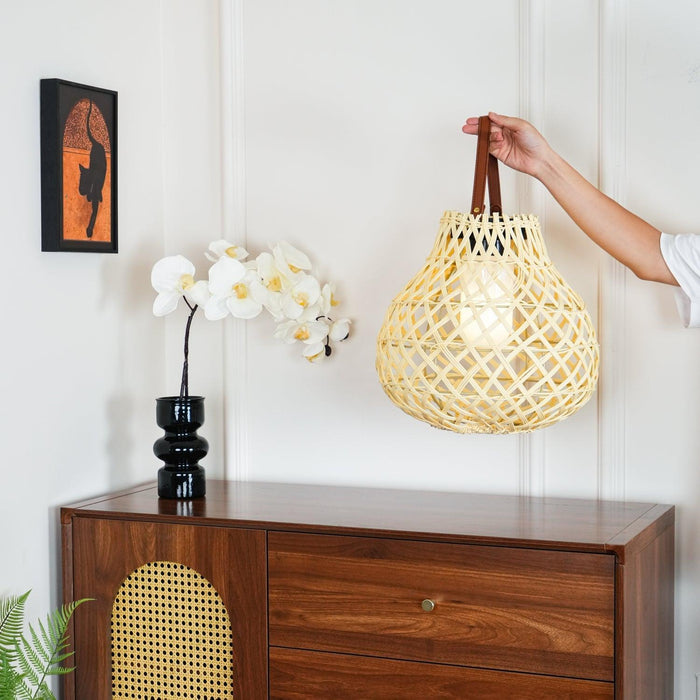 Woven Sphere Lantern Outdoor Lamp - DWHOME