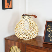 Woven Sphere Lantern Outdoor Lamp-DWHOME