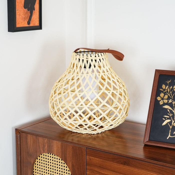 Woven Sphere Lantern Outdoor Lamp - DWHOME