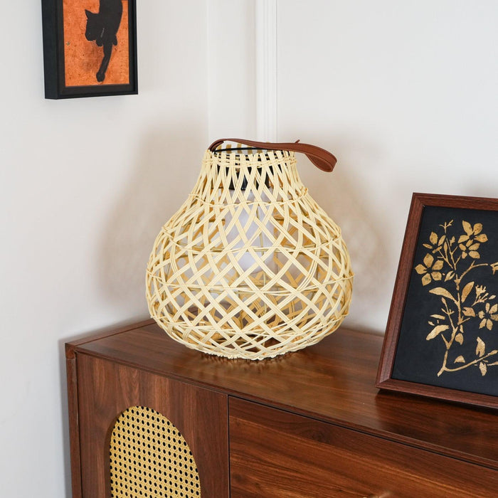 Woven Sphere Lantern Outdoor Lamp - DWHOME