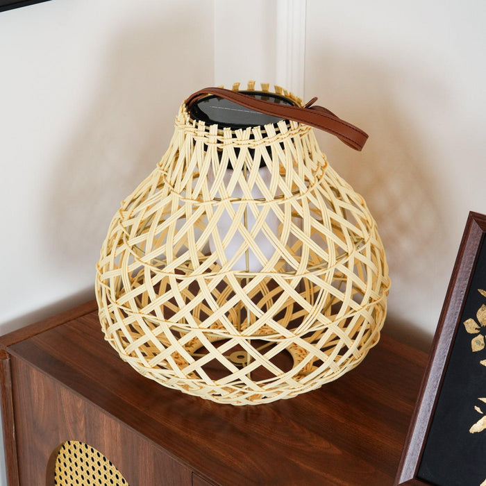 Woven Sphere Lantern Outdoor Lamp - DWHOME