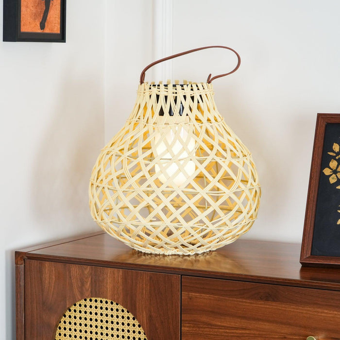 Woven Sphere Lantern Outdoor Lamp - DWHOME