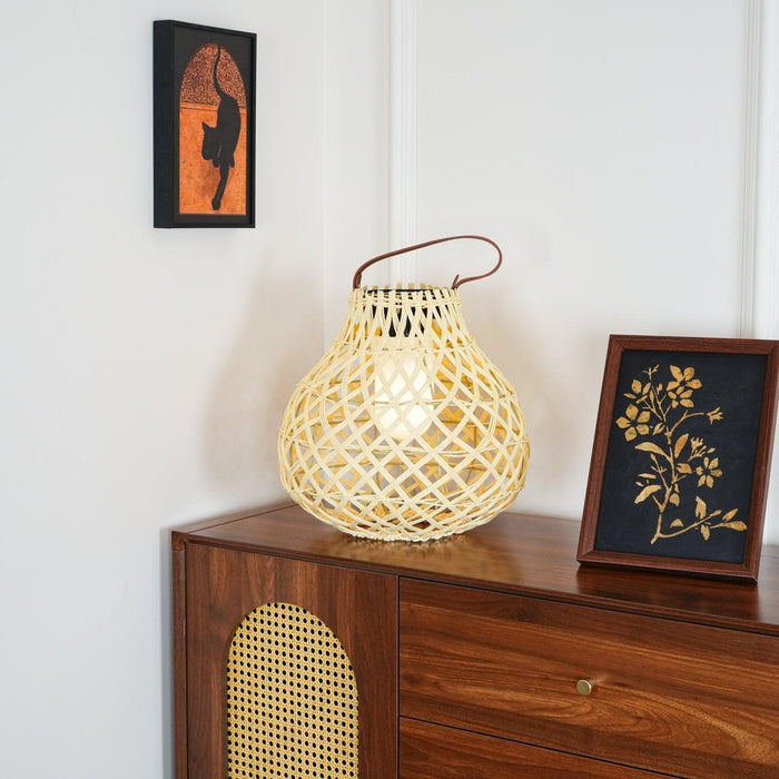 Woven Sphere Lantern Outdoor Lamp - DWHOME