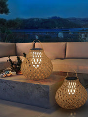 Woven Sphere Lantern Outdoor Lamp-DWHOME