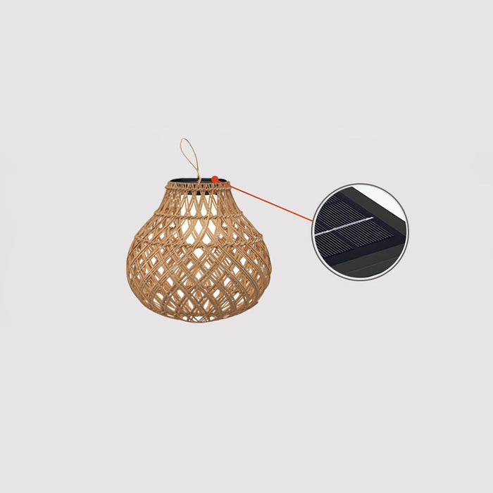 Woven Sphere Lantern Outdoor Lamp - DWHOME