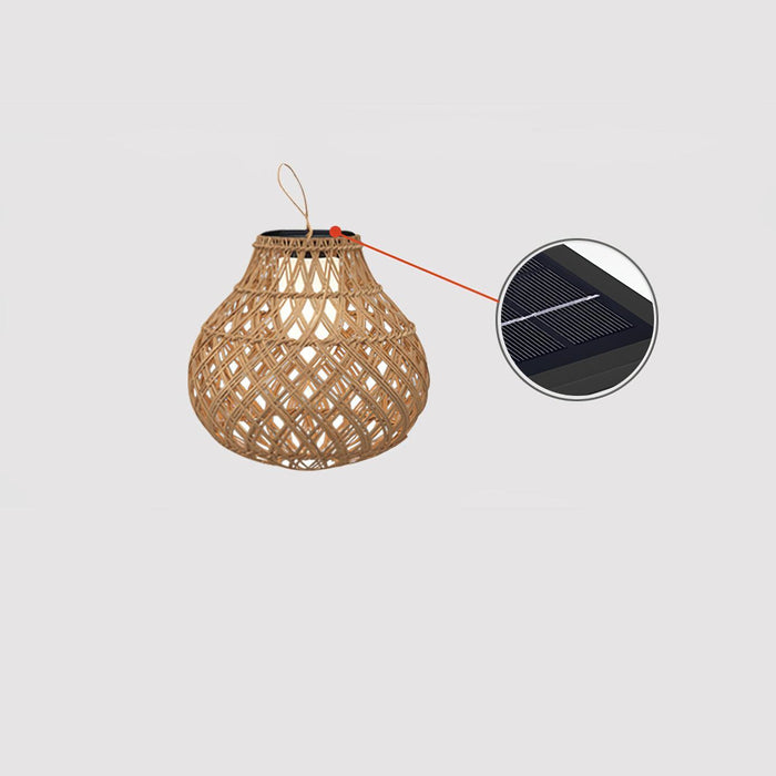 Woven Sphere Lantern Outdoor Lamp - DWHOME