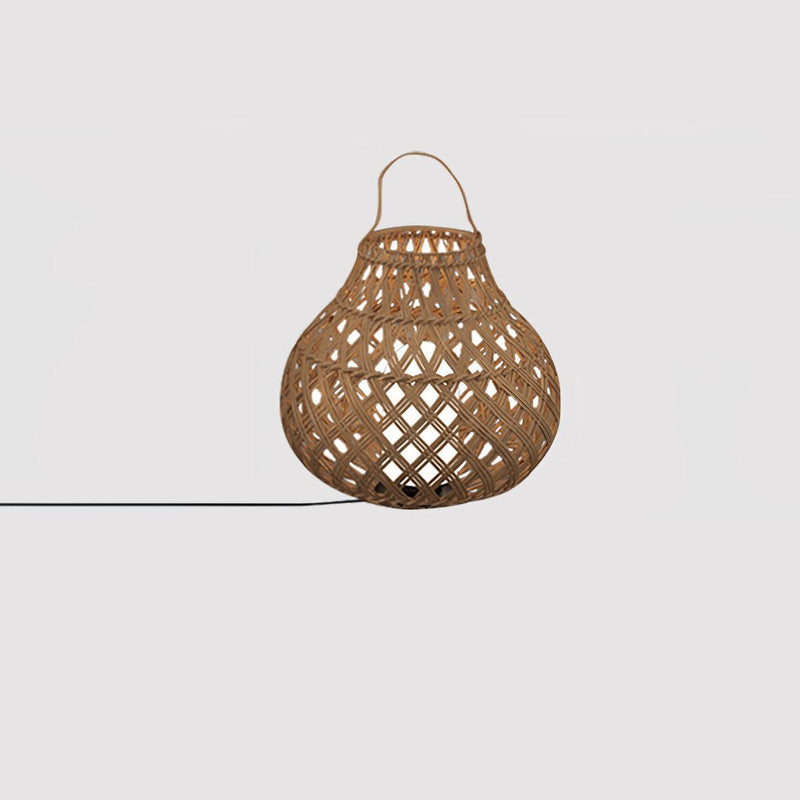 Woven Sphere Lantern Outdoor Lamp-DWHOME