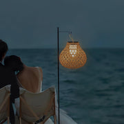 Woven Sphere Lantern Outdoor Lamp-DWHOME
