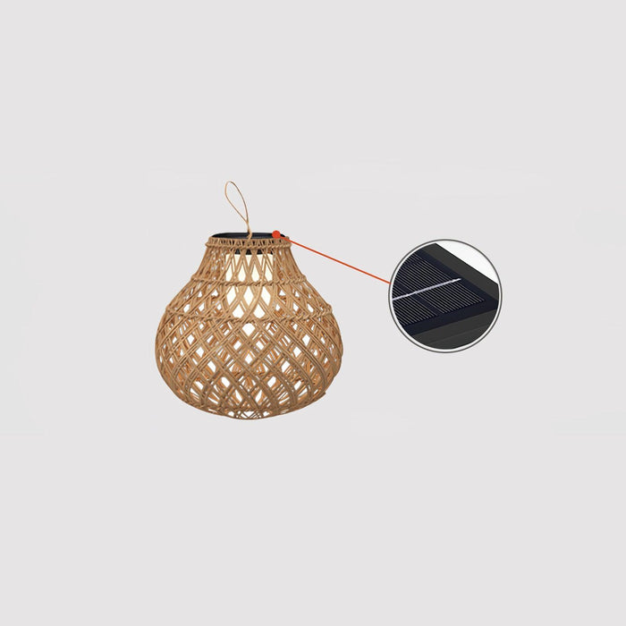 Woven Sphere Lantern Outdoor Lamp - DWHOME