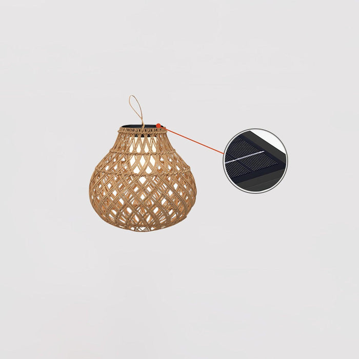 Woven Sphere Lantern Outdoor Lamp - DWHOME