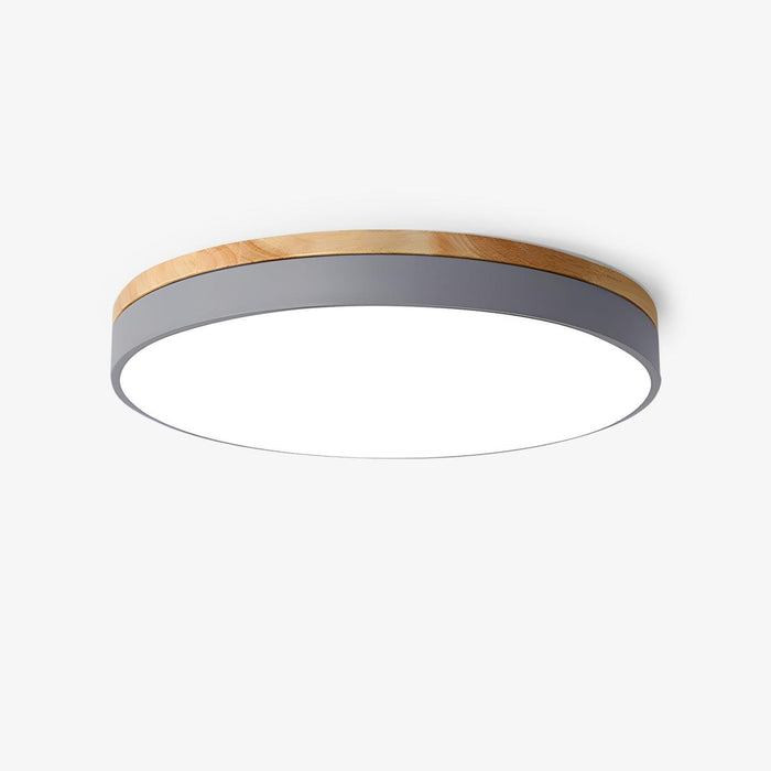 Zara Circular Wood Ceiling Lamp - DWHOME