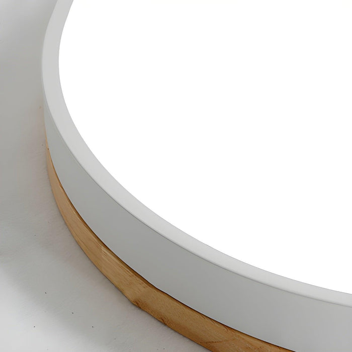 Zara Circular Wood Ceiling Lamp - DWHOME