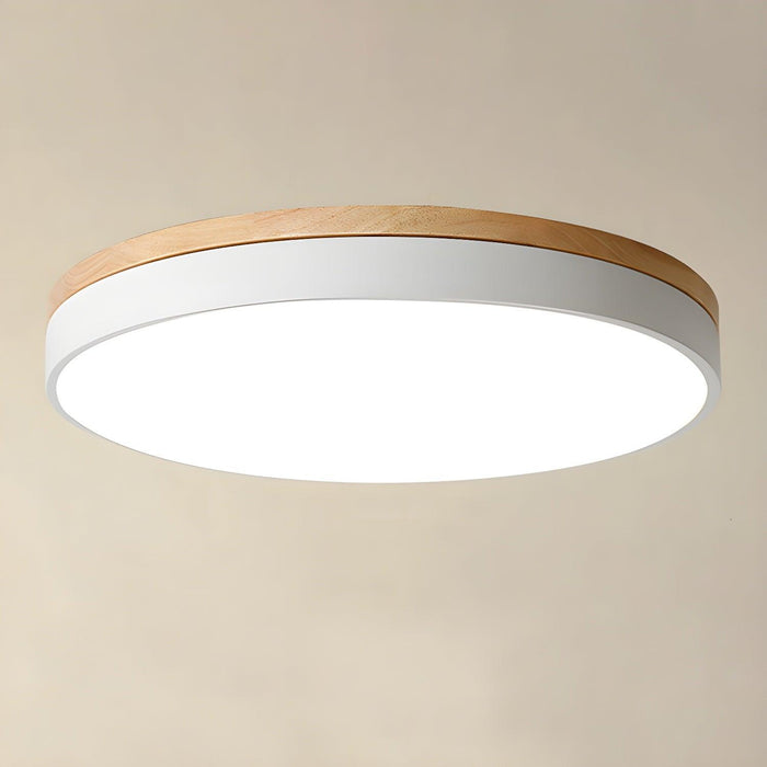 Zara Circular Wood Ceiling Lamp - DWHOME