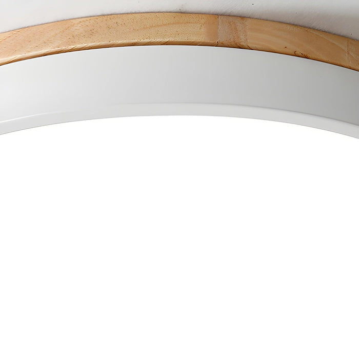 Zara Circular Wood Ceiling Lamp - DWHOME