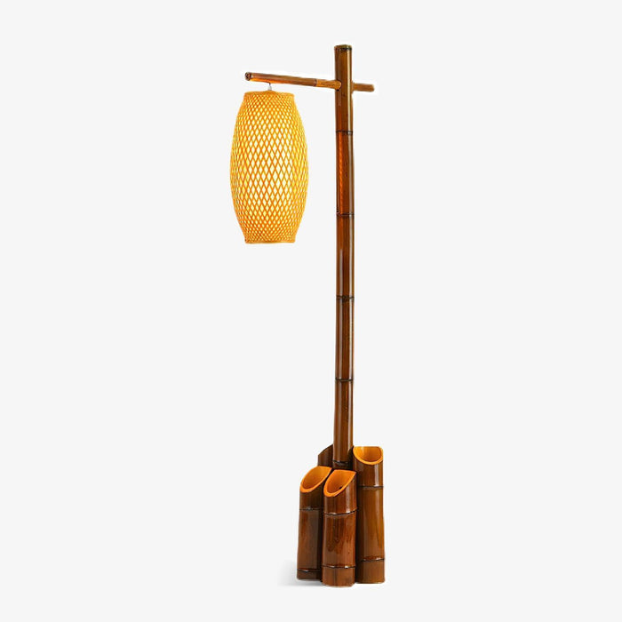 Zen Bamboo Tube Floor Lamp - DWHOME