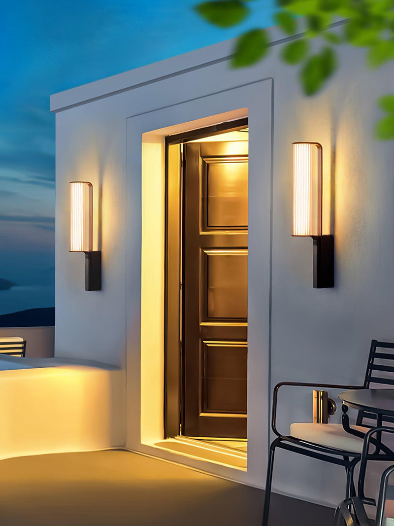 Zenith Arc Outdoor LED Sconce-DWHOME