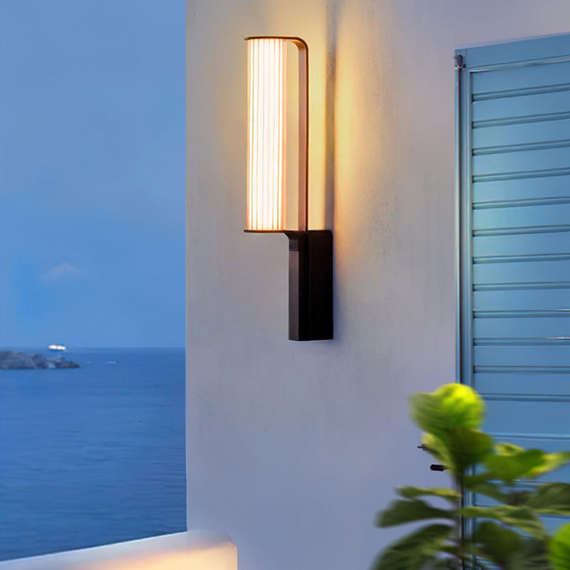 Zenith Arc Outdoor LED Sconce-DWHOME