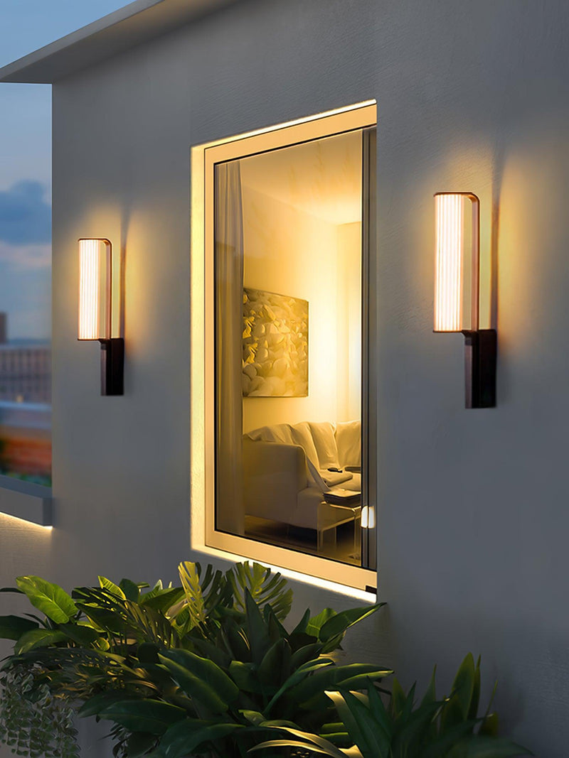 Zenith Arc Outdoor LED Sconce-DWHOME