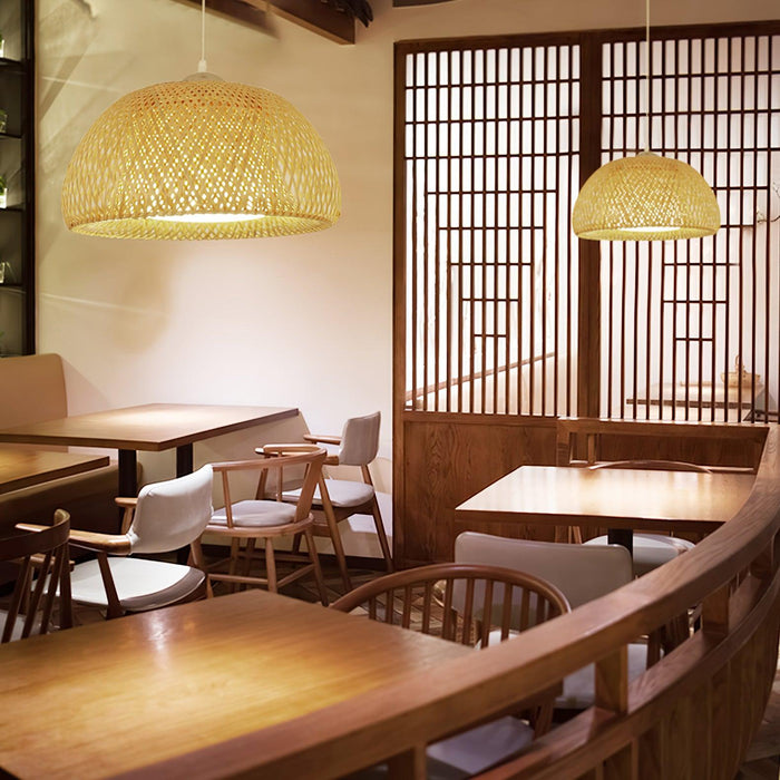 Zenith Bamboo Pendant Light.