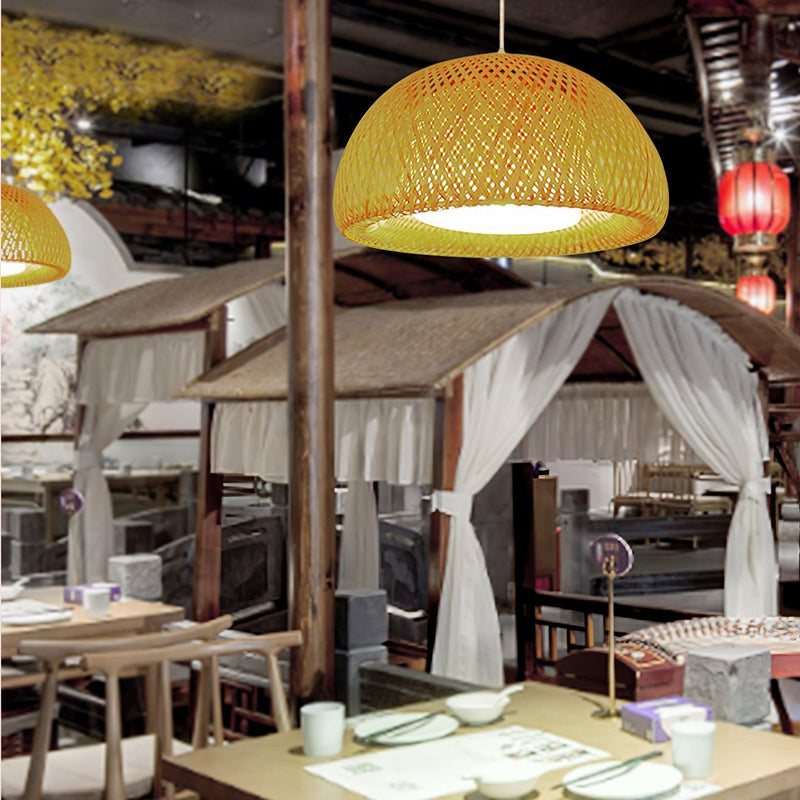 Zenith Bamboo Pendant Light-DWHOME