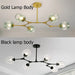 Zentra Black and Gold chandelier.